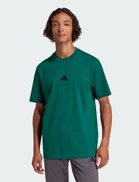 T-shirt Essentials Small Logo Single Jersey XS Collegiate Green / Black