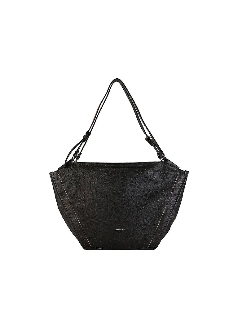 Borsa in pelle - Borsa a tracolla BLOOM marrone - GIANNI CHIARINI - FashionsVida