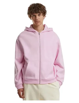 Sweat-shirt à Zip Fluffy Soft Pink 3XL - Build Your Brand - FashionsVida