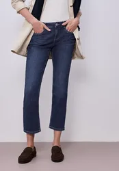 Straight Leg Jeans female Blau