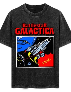 Retro Battlestar Galactica T-Shirt Fashion Pattern Printed Tee Shirt - Aliexpress - FashionsVida