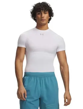 T-shirt à Manches Courtes Heatgear Elite Comp White S