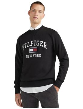 Felpa uomo Modern Varsity nera
