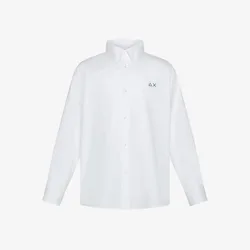 SUN68 camicia bambino bianco