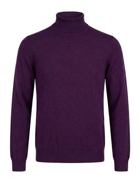 Rollkragenpullover Herren Violett 50,54,56,58,60 Herren