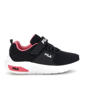 Sneakers nero con strappi e inserti rosa Upspark Velcro Kids 30