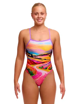Fks034 Swimsuit Meadow Made UK 32 Women - Funkita - FashionsVida