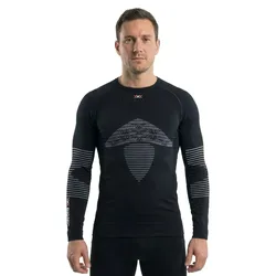 Maglietta A Maniche Lunghe Energizer .0 Opal Black / Arctic White 2XL