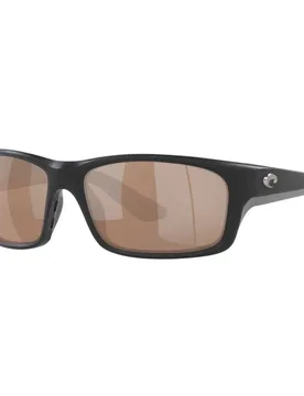 Jose Pro Polarized Sunglasses Matte Black Copper Silver Mirror 580G/CAT2 Men,Women - Costa - FashionsVida