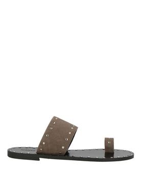 Zehentrenner Damen Braungrau 35,37,38,39 Damen