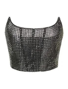 Top Damen Schwarz 32,38,40 Damen - GIUSEPPE DI MORABITO - FashionsVida