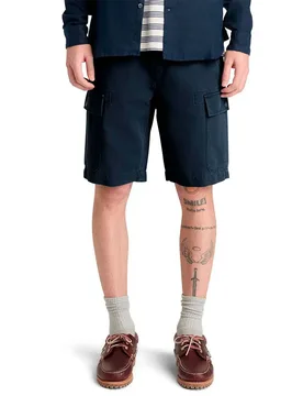Short Cargo Brookline Cotton Linen Dark Sapphire 36 - Timberland - FashionsVida