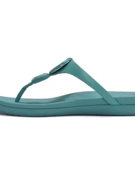 Sandales Solay Glossy Disc Toe Post Teal EU 40