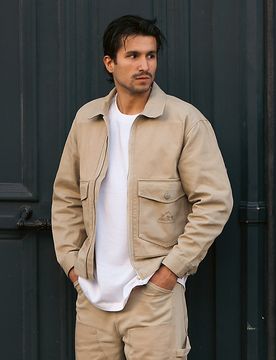 Utility Jacket Khaki Größe L male