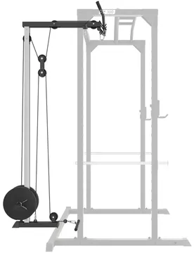 Rack für Krafttraining PR100 - Noir - unisex - Size: 118x29x17,5 cm