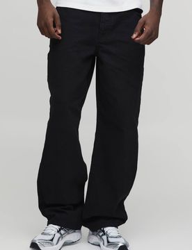 Herren Basic Jeans Hosen In Entspannter Passform True Black Größe 28R