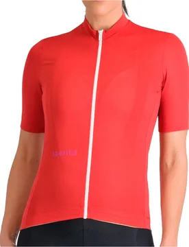 Classic maillot manga corta mujer Rojo (L) - Sportful - FashionsVida