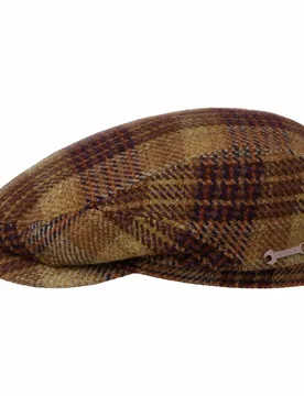 Driver Wool Garage Flat Cap by - brown-beige - Size: XXL (62-63 cm) - Stetson - FashionsVida