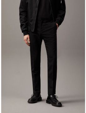 Para hombre. K10K103084 Pantalón de Traje Slim (56), Casual, Fiesta, Lana