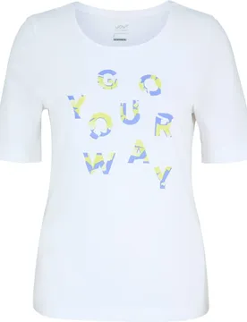 Sura Damen T-Shirt, weiß 44
