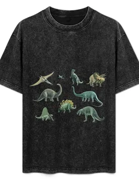 Dinosaur montage T-Shirt Gym Wear Breathable Short Sleeve Tee - Aliexpress - FashionsVida