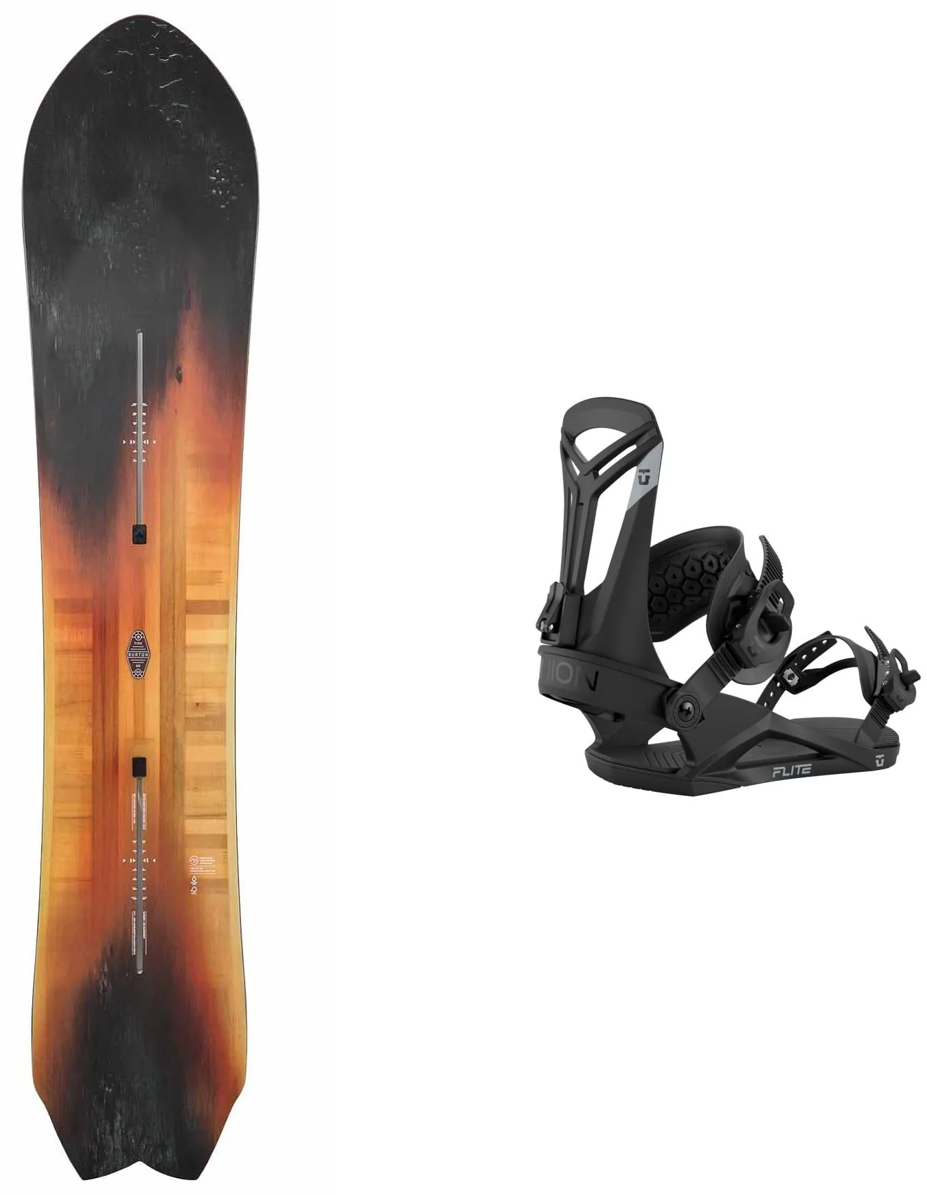 Snowboard Freeride Pack Fish 3D No Color 2026 Braun - Burton - FashionsVida