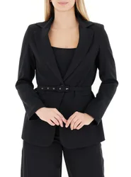Blazer con cintura NERO XL