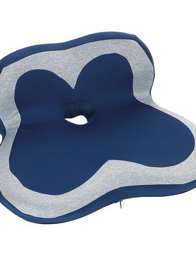 Sitz- und Lendenkissen "2 in 1" blau