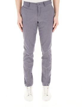 Pantalone slim BOSS GRIGIO SCURO 38-36