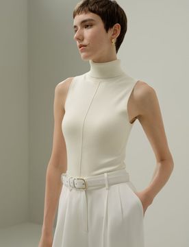 Ceinture Cuir S - Boucle Dorée, 3cm Largeur, Vachette Premium