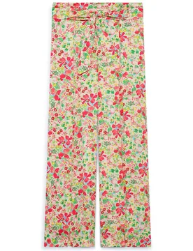 Pantalón ancho de mujer con estampado floral - Caroll - FashionsVida