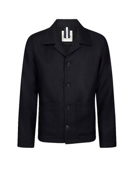 PROFUOMO Overshirt blau M herren
