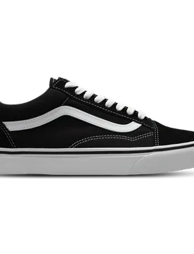 Old Skool Herren Sneaker - Schwarz - Größe 46 - Leder, Textil Black 46 - Vans - FashionsVida