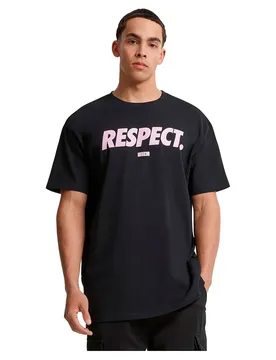 Mister T-shirt à Manches Courtes Football´s Coming Home Respect Black S