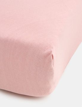 Lenzuolo con elastico - rosa pastello