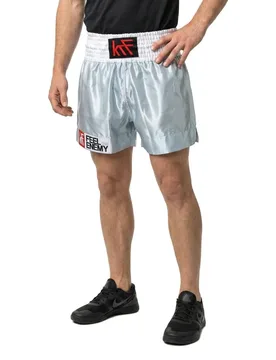 Shorts De Boxe Thaï Silver XL - Krf Feel The Enemy - FashionsVida