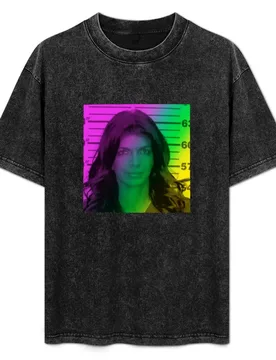 Teresas Rainbow Mugshot - Real Housewives of New Jersey funny stuf T-Shirt Plus Size Non-Shrink T-Shirt - Aliexpress - FashionsVida