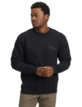 Sweat-shirt Mini Stacked Crewneck Black XL - Black diamond - FashionsVida