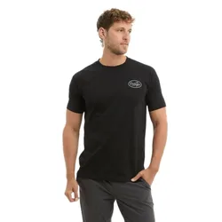 Premium Tee Circled Short Sleeve T-shirt Black XL Men