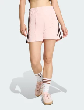 SHORT ICONICI FIREBIRD L Sandy Pink / Aurora Coffee - Adidas - FashionsVida