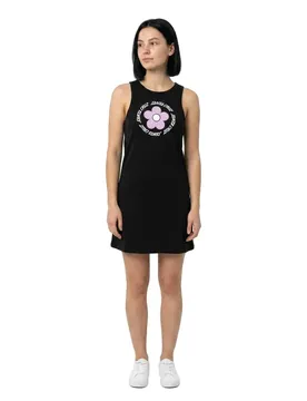 Robe Sans Manches Daisy Ring Dot Black S