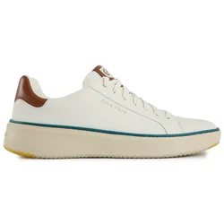 Mens Grandpro Topspin Trainers - White Leather - Size Uk 7