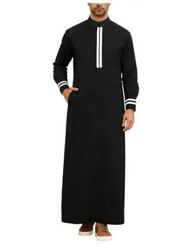 Eid Ramadan Islamic Clothing Men Kaftan Muslim Robe Turkey Abaya Middle East Prayer Clothes Dubai Arab Caftan Jubba Thobe - Aliexpress - FashionsVida