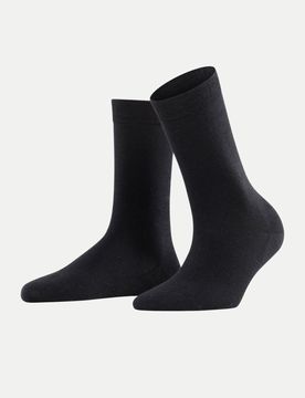 Socken Softmerino Schwarz 41-42