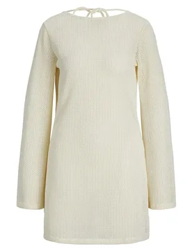 Vestito Midi A Maniche Lunghe Grace Reg Jjxx Vanilla Ice XL - Jack & jones - FashionsVida