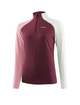 Löffler Sous-pull zippés TRANSTEX® Coblo rouge foncé 34