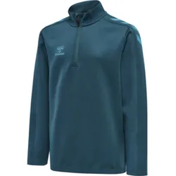 Core XK (halber Reißverschluss) Poly Kinder Sweatshirt, blau 140