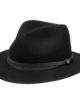 Monterrey Traveller Wool Hat by - black - Female - Size: M (56-57 cm) - Lierys - FashionsVida