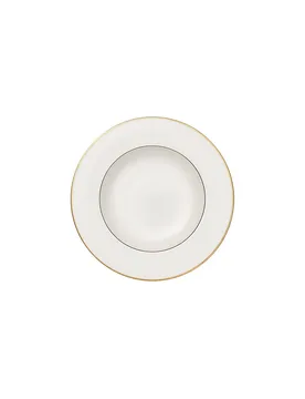 SIGNATURE Suppenteller Anmut Gold 24cm weiss baby - Villeroy & Boch - FashionsVida