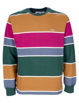Maglietta Manica Lunga Uomo Nationale Stripe L/s Tee Dark Cedar Multi
